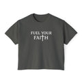 Fuel Your Faith boxy tee | Read the Manual Bible Christian shirt